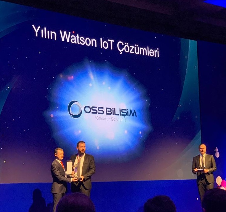 Yılın Watson IoT Ödülünün Sahibi OSS Bilişim Oldu